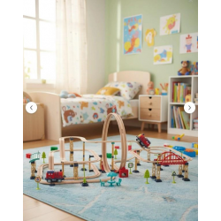 Mey İthalat® SH40601 161 PARÇA ÇANTALI TREN SETİ-ZRV