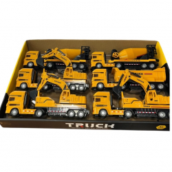 Mey İthalat® SH40930 SÜRTMELİ ARABA İNŞAAT ARAÇLARI (ADET FİYATIDIR)