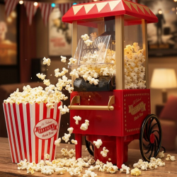 Mey İthalat® Sıcak Hava Teknolojili Yapışmaz Popcorn Makinesi