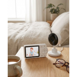 Mey İthalat® Sıcaklık Sensörlü Güvenli Bebek Kamerası İki Yönlü Ses