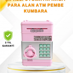 Mey İthalat® Şifreli Elektronik Para Biriktirme Kumbarası Büyük Kapasiteli