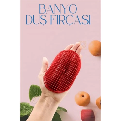 Mey İthalat® Silikon Banyo Fırçası Masajlı 721212