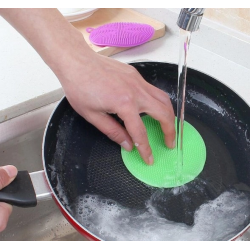 Mey İthalat® Silikon Bulaşık Yıkama Fırçası Tükenmeyen (2 Adet)