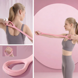 Mey İthalat®  Silikon Pilates & Egzersiz Direnç Bandı – Yoga, Aerobik, Squat ve Spor İçin Çok Amaçlı Fitness Lastiği