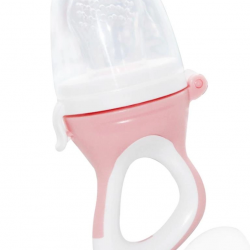 Mey İthalat®   Silikon Uçlu Meyve Sebze Emziği 600 Pembe