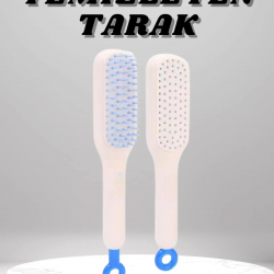 Mey İthalat® Silikon Yumuşak Sıkı Dişli Sihirli Geri Çekilebilir Tarak Kendini Temizleyen Saç Fırçası