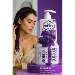 Mey İthalat® Silver Şampuan Açık Renk Boyalı Saçlar İçin İkonik Mor Şampuan 500 ML  719466