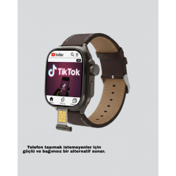 Mey İthalat® SIM Kartlı Akıllı Saat GPS WiFi Bluetooth Destekli