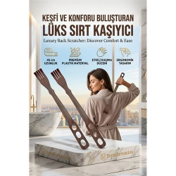 Mey İthalat® Sırt Kaşıma Aparatı - Plastik Sırt Kaşıyıcı 2 li set 721766
