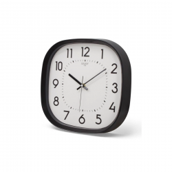 Mey İthalat® Siyah 31 Cm Modern Stil Duvar Saati