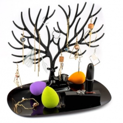 Mey İthalat® Siyah Geyik Tasarımlı Takı Mücevher Standı