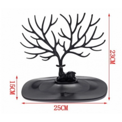 Mey İthalat® Siyah Geyik Tasarımlı Takı Mücevher Standı