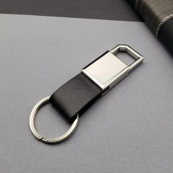 Mey İthalat® Siyah Gümüş Metal Anahtarlık