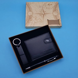Mey İthalat®  Siyah Touchpen Kalem Anahtarlık ve Cüzdan