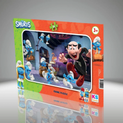 Mey İthalat® SMURF FRAME PUZZLE 24 PARÇA
