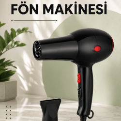 Mey İthalat® Soğuk ve Sıcak Üfleme Özellikli AC Motorlu Saç Kurutma Makinesi