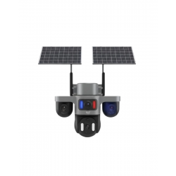 Mey İthalat® Solar Enerjili 4G IP Kamera Kablosuz Dış Mekan Güvenlik ve Uzaktan İzleme