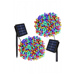 Mey İthalat® Solar Güneş Enerjili Dış Bahçe 8 Modlu 10 metre 120 led dekoratif Aydınlatma