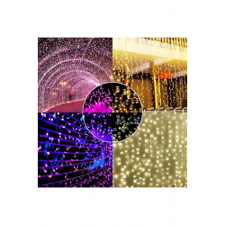 Mey İthalat® Solar Güneş Enerjili Dış Bahçe 8 Modlu 10 metre 120 led dekoratif Aydınlatma