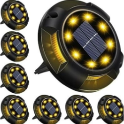 Mey İthalat® Solar Güneş Panelli LED Bahçe Ledi (4'lü)