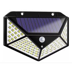 Mey İthalat® Solar Hareket Sensörlü Duvar Lambası 100 Led