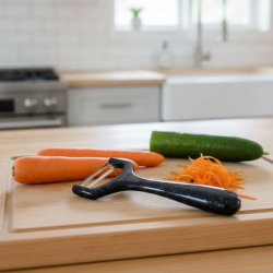 Mey İthalat® Solingen Çelik Küçük Boy Meyve Sebze Soyacak – Keskin Paslanmaz Soyucu Aparat