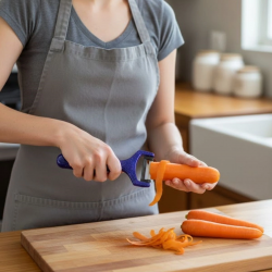 Mey İthalat® Solingen Çelik Küçük Boy Meyve Sebze Soyacak – Keskin Paslanmaz Soyucu Aparat