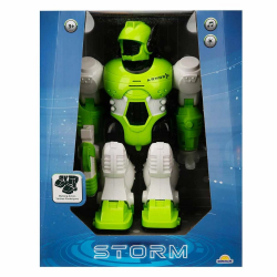 Mey İthalat® Storm Brave Sesli ve Işıklı Yürüyen Robot 25 cm