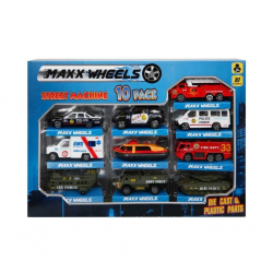 Mey İthalat®  Street Machine 10'lu Metal Oto Seti