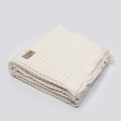 Mey İthalat® Style Baby Pike Battaniye 110x110 70149 Ekru
