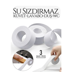 Mey İthalat® Su Geçirmez Küvet Lavabo Duş Bandı 3 Metre Flexia Design 716468