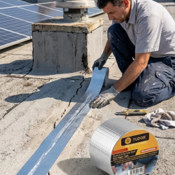 Mey İthalat® Su Geçirmez Sızdırmaz Tamir Bandı Güçlü Yapışkanlı 72 MM 2 Metre