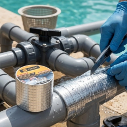 Mey İthalat® Su Kaçak Önleyici Tamir Bandı Dayanıklı Yapışkanlı İzolasyon Bandı