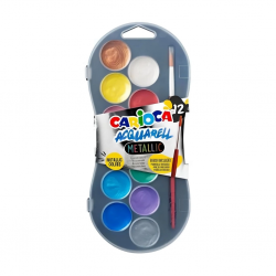 Mey İthalat®  Sulu Boya 30 mm 12'li Metalik