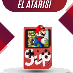 Mey İthalat® Sup Atari Retro 400 Nostalji Oyunlu Mini Atari Taşınabilir Oyun Konsolu