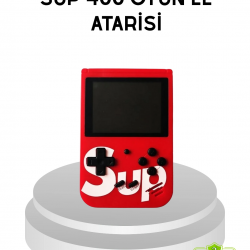 Mey İthalat® SUP Retro El Konsolu – 500 Oyun, TV Bağlantılı, 3 İnç Ekranlı Şarjlı Mini Atari