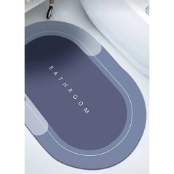 Mey İthalat® Süper Su Emici Kaymaz Tabanlı Nappa Banyo Paspası