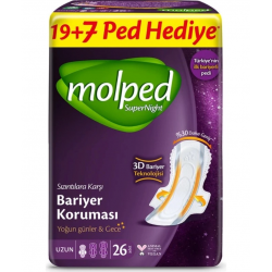 Mey İthalat®   SüperNight Süper Gece Ped 26 Adet