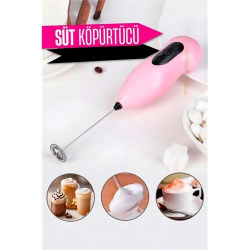 Mey İthalat® Süt Köpürtücü Kahve Karıştırıcı Mini Pilli Mixer Çırpıcı 720459