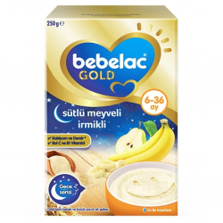 Mey İthalat®   Sütlü Meyveli İrmikli Kaşık Maması 250 Gr