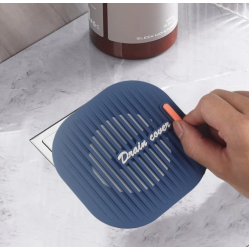 Mey İthalat® Süzgeçli Lavabo Gider Koruyucu Mat Gri