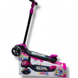 Mey İthalat® SWİNG SCOOTER PEMBE IŞIKLI