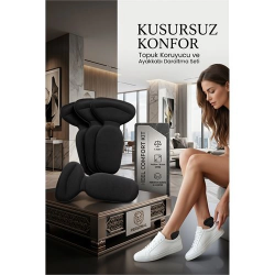 Mey İthalat® T-Şekilli Topuk Koruyucu Ped - Ayakkabı Vurma Önleyici ve Numara Daraltma Konfor Seti 718570
