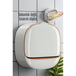 Mey İthalat® Tasarım Obje Sabunluk - Kendinden Yapışkanlı Sabunluk 722140