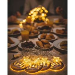 Mey İthalat® A++ Tasarruflu Ramazan Süs Işığı Pencere Perde Balkon Uyumlu