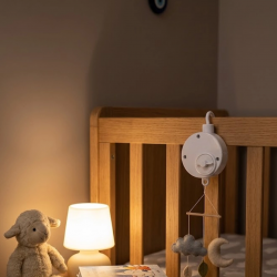 Mey İthalat® Taşınabilir Bebek Uyutucu Müzik Kutusu Pil Gerektirmeyen Mekanik Tasarım