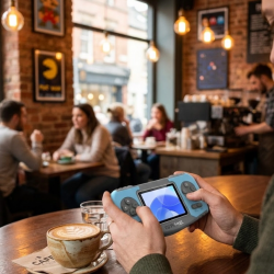 Mey İthalat® Taşınabilir Game Console Dahili Oyunlu TV Bağlantılı Şarjlı Retro Oyun Konsolu