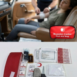 Mey İthalat® Taşınabilir İlk Yardım Seti Araç Ev Ofis İçin Pratik Çözüm