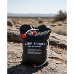 Mey İthalat® Taşınabilir Kamp Duşu Solar Isıtmalı 20 Litre Su Kapasiteli Hijyen Çözümü