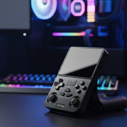 Mey İthalat® Taşınabilir Retro Oyun Konsolu 3.5 İnç Ekran Wi-Fi Destekli